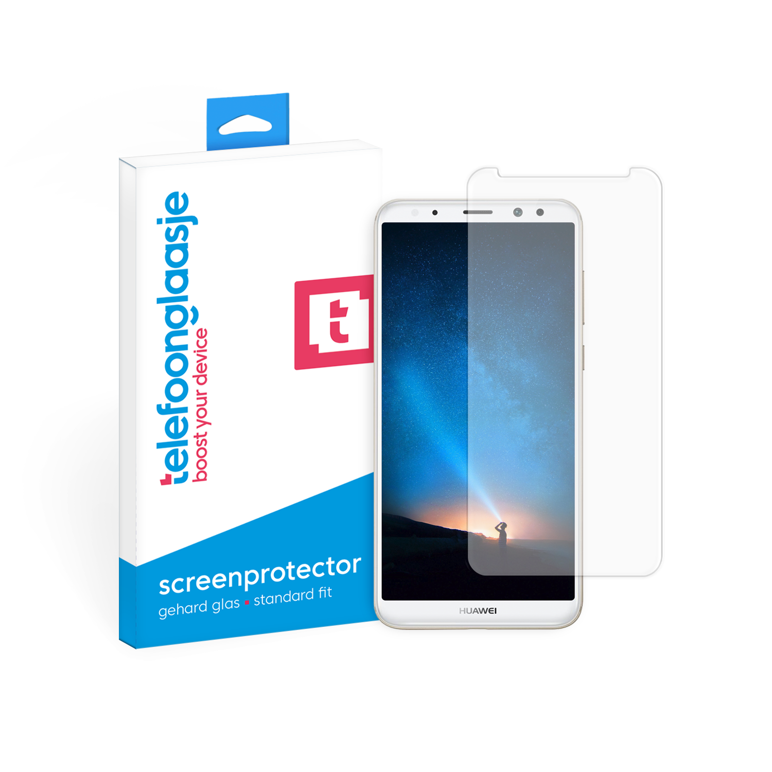 Huawei Mate 10 Lite screenprotector gehard glas