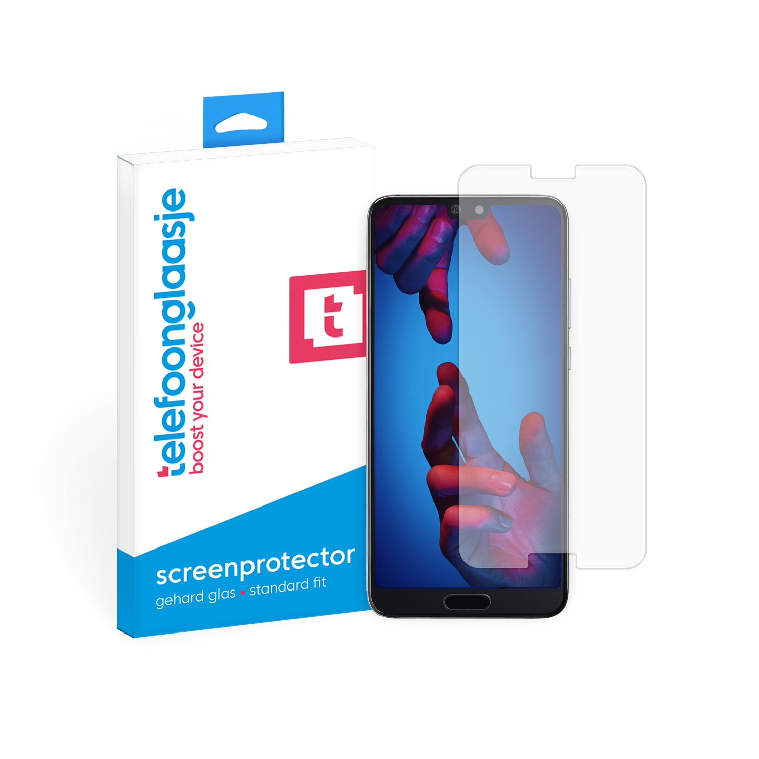 Huawei P20 screenprotector gehard glas