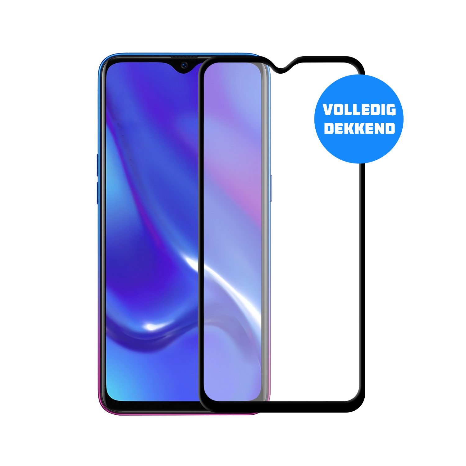 OPPO RX17 Neo screenprotector gehard glas Edge to Edge